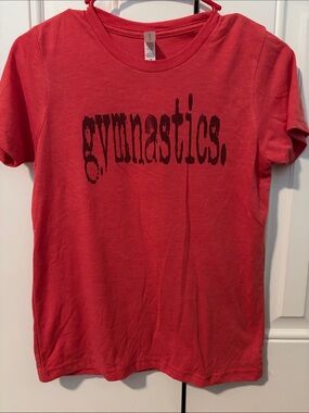Bella Canvas Red Graphic Crewneck Tee